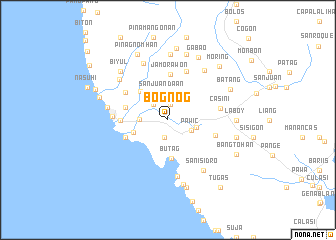 map of Bognog