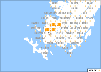 map of Bogoa