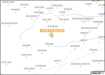 map of Bogodenovo