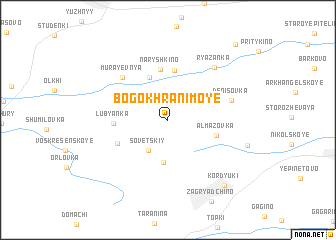 map of Bogokhranimoye