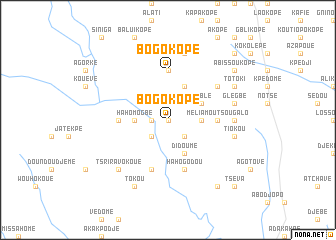 map of Bogokopé