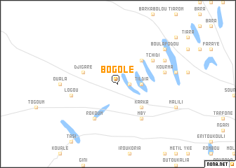 map of Bogolé