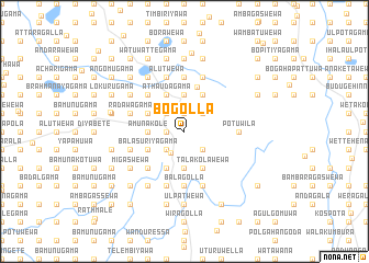 map of Bogolla