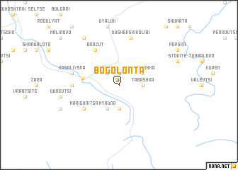 map of Bogolonta