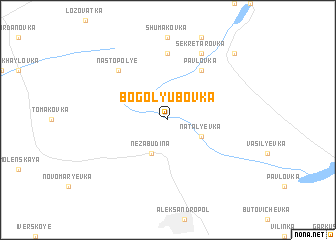 map of Bogolyubovka