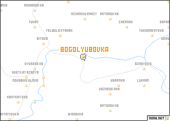 map of Bogolyubovka