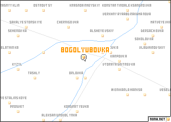 map of Bogolyubovka