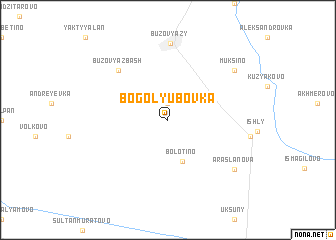 map of Bogolyubovka