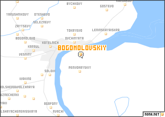 map of Bogomolovskiy