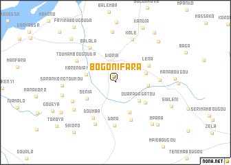 map of Bogonifara