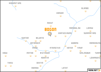 map of Bogon