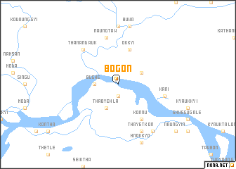 map of Bogôn