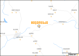map of Bogoredjo