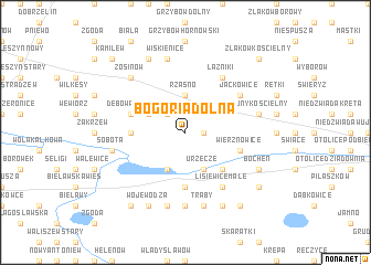 map of Bogoria Dolna