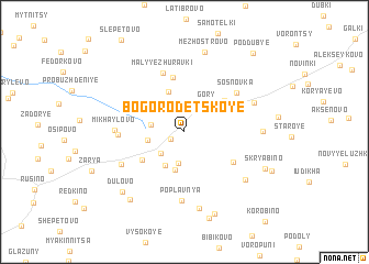 map of Bogorodetskoye