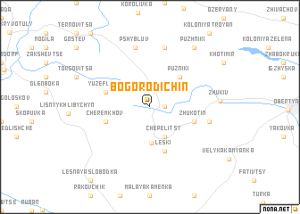 map of Bogorodichin