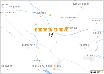 map of Bogorodichnoye