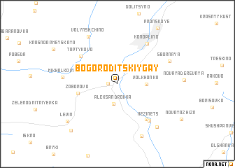 map of Bogoroditskiy Gay