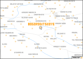 map of Bogoroditskoye