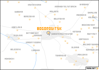 map of Bogoroditsk