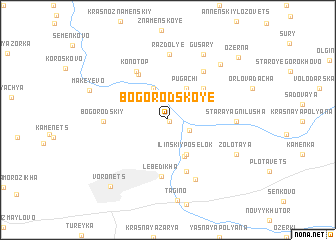 map of Bogorodskoye