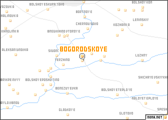 map of Bogorodskoye