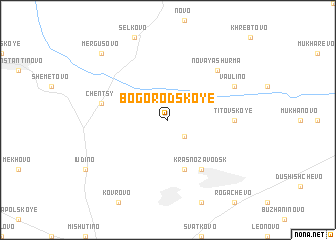 map of Bogorodskoye