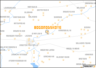 map of Bogorodskoye