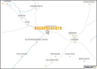 map of Bogorodskoye