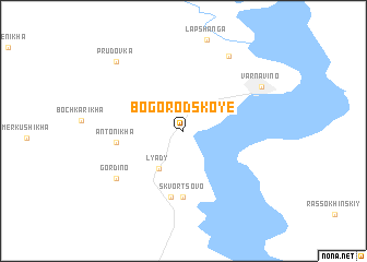 map of Bogorodskoye