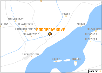 map of Bogorodskoye