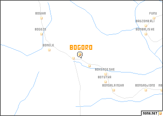 map of Bogoro
