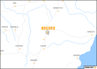 map of Bogoro