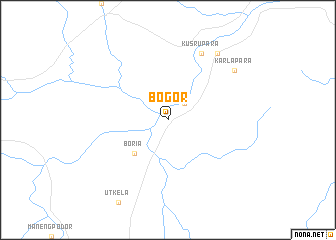 map of Bogor