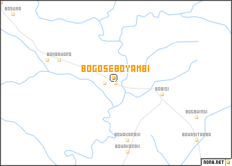 map of Bogose-Boyambi
