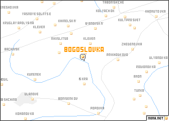 map of Bogoslovka