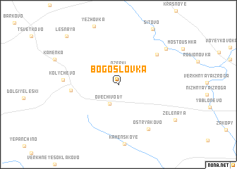 map of Bogoslovka