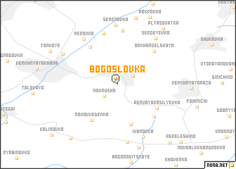 map of Bogoslovka