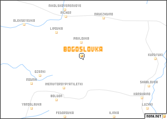 map of Bogoslovka