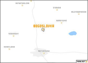 map of Bogoslovka