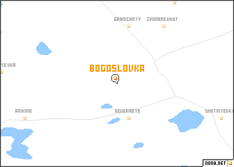 map of Bogoslovka