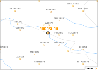 map of Bogoslov