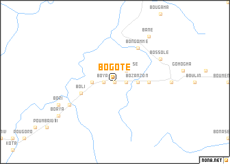 map of Bogoté