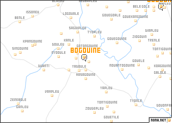 map of Bogouiné