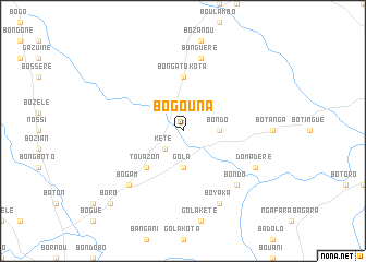 map of Bogouna