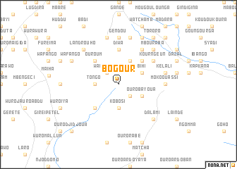 map of Bogour