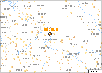 map of Bogovë