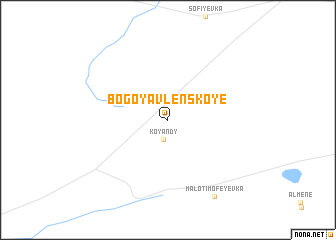 map of Bogoyavlenskoye