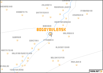 map of Bogoyavlensk