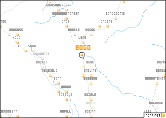 map of Bogo